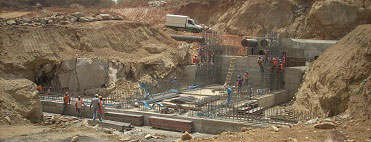 construction of dam