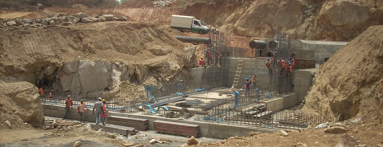 Construction of Dam